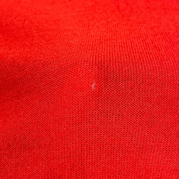 Eileen Fisher Sweater Women's XL Red Asymmetrical Merino Wool Drapey Cowl Casual - Picture 14 of 14